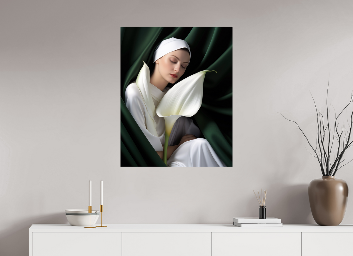 70 x 87,5 cm, Photo Print Under Acrylic Glass Calla XII
