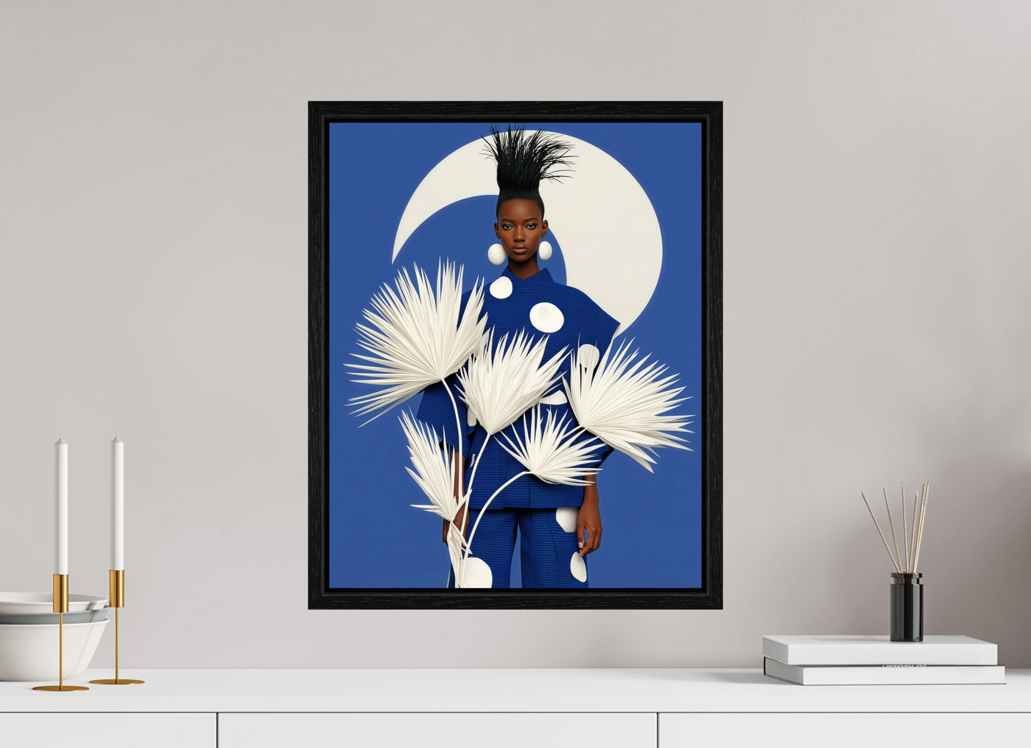 40 x 50 cm, Floater Frame Matisse Fashion XIV