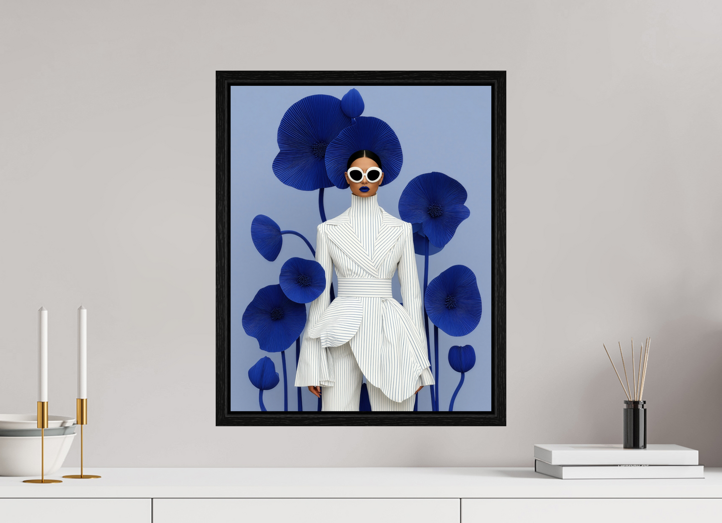 40 x 50 cm, Floater Frame Matisse Fashion XV