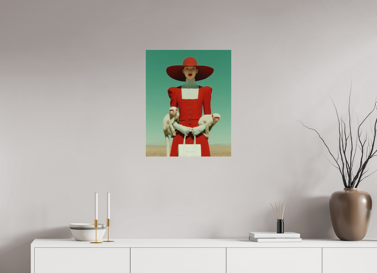 50 x 62,5 cm, Photo Print Under Acrylic Glass Red Horizon III