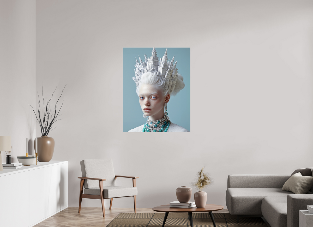 90 x 112,5 cm, Photo Print Under Acrylic Glass Hairdo VI