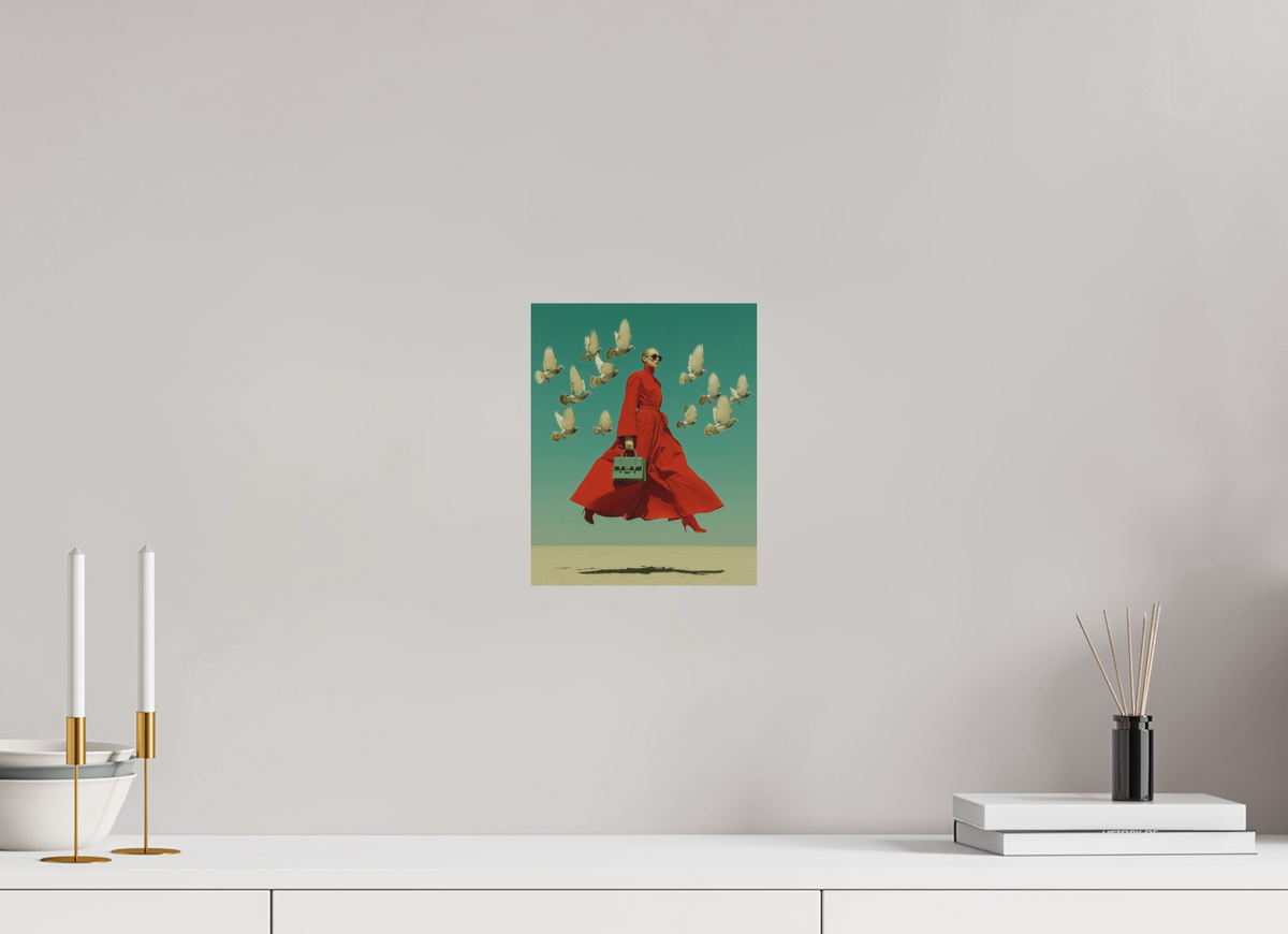 20 x 25 cm, Photo Print On Fuji Crystal DP II Red Horizon XI