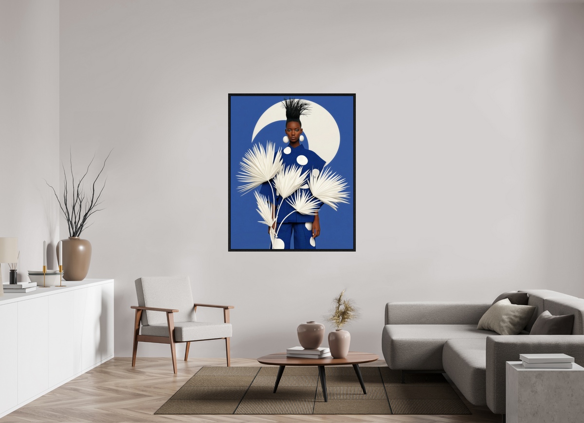 110 x 137,5 cm, Floater Frame Matisse Fashion XIV