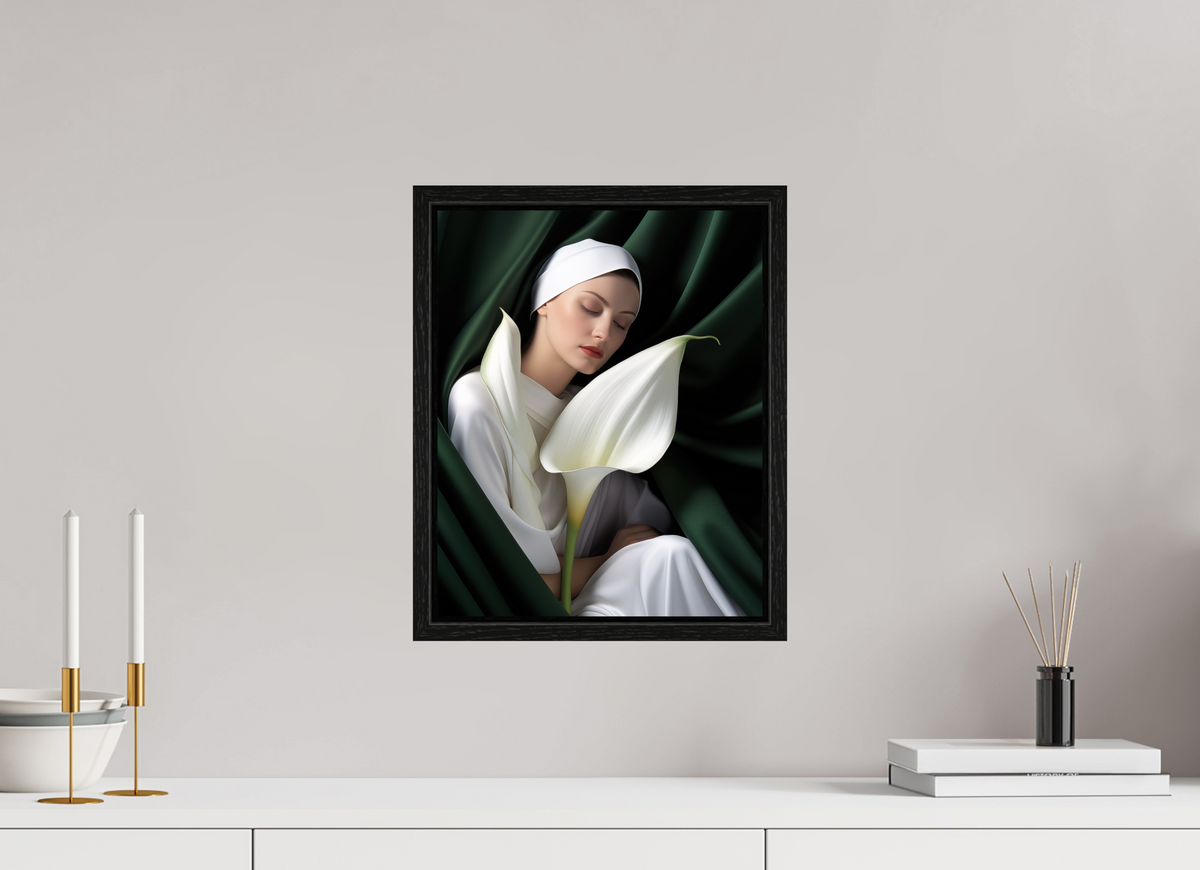 30 x 37,5 cm, Floater Frame Calla XII