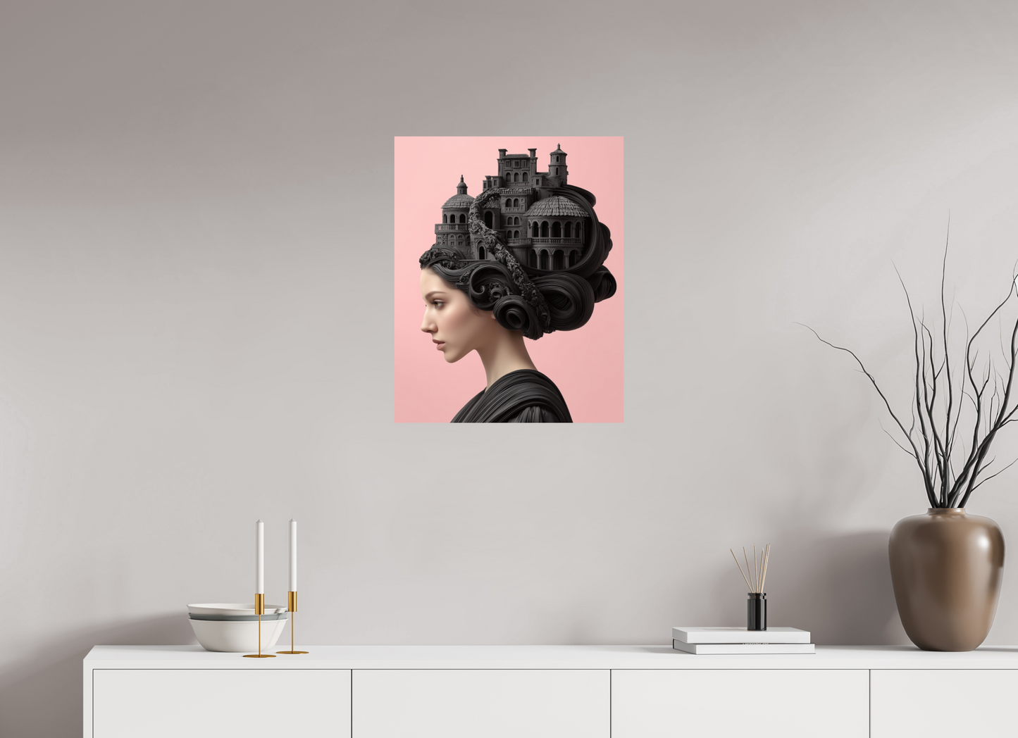 50 x 62,5 cm, Photo Print On Fuji Crystal DP II Hairdo XVI