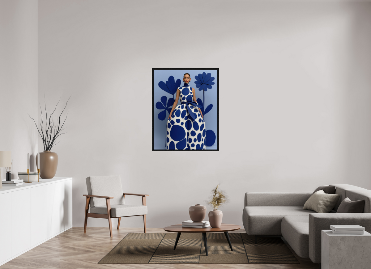 90 x 112,5 cm, Floater Frame Matisse Fashion V