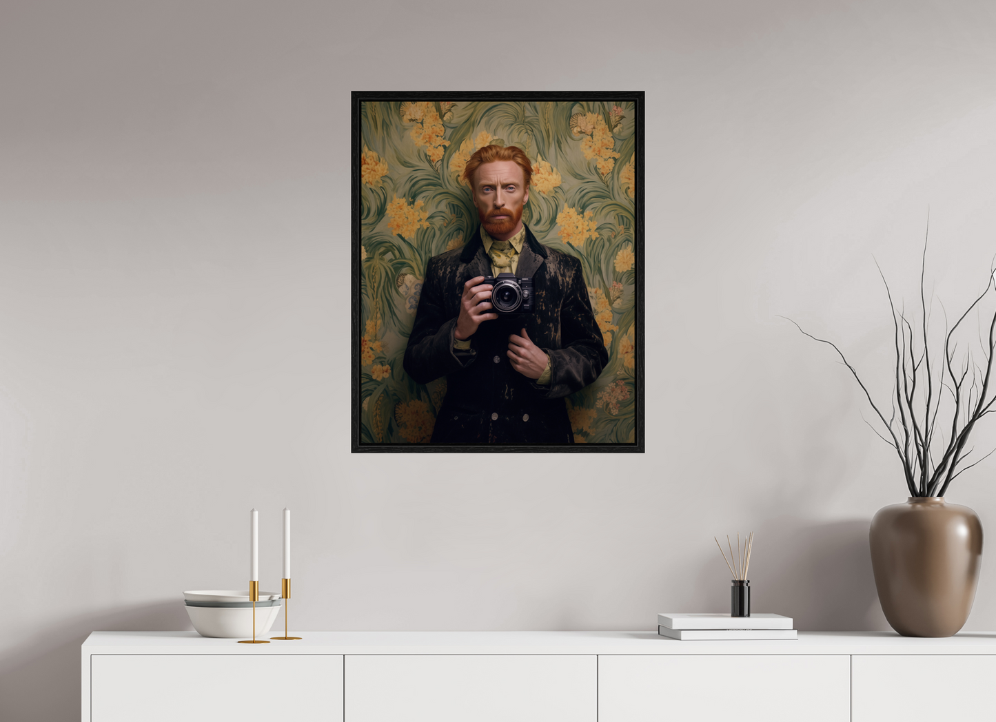 60 x 75 cm, Floater Frame Vincent VI