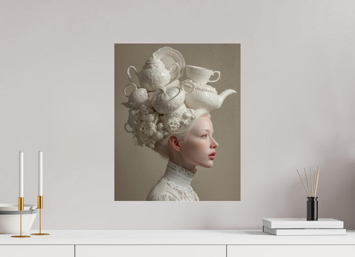 40 x 50 cm, Photo Print Under Acrylic Glass Hairdo I