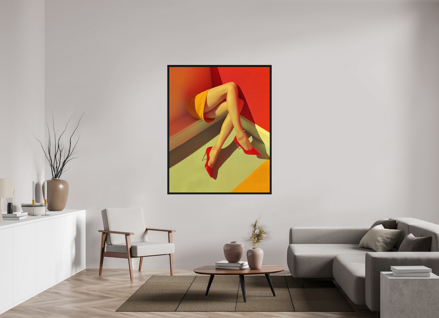 120 x 150 cm, Floater Frame Legs XV