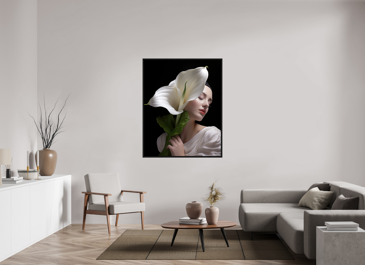 110 x 137,5 cm, Floater Frame Calla XVII