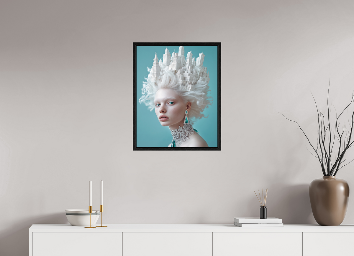 50 x 62,5 cm, Floater Frame Hairdo IV
