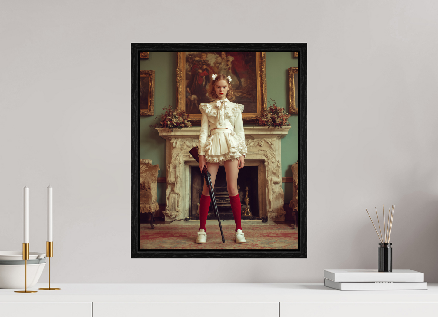 40 x 50 cm, Floater Frame Hunting Season IV