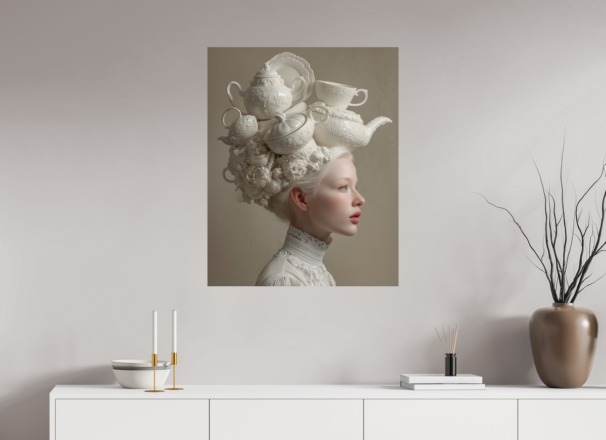 70 x 87,5 cm, Photo Print On Fuji Crystal DP II Hairdo I