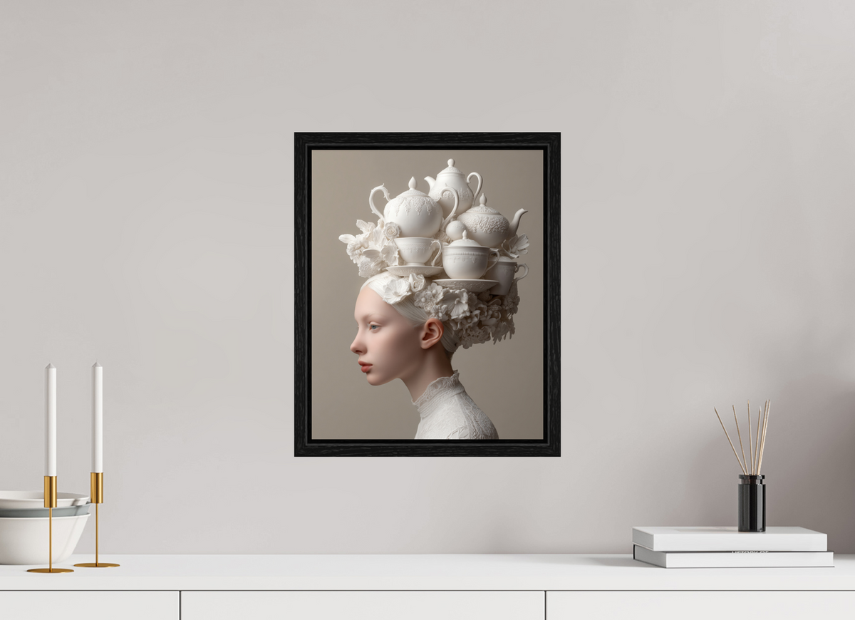 30 x 37,5 cm, Floater Frame Hairdo III