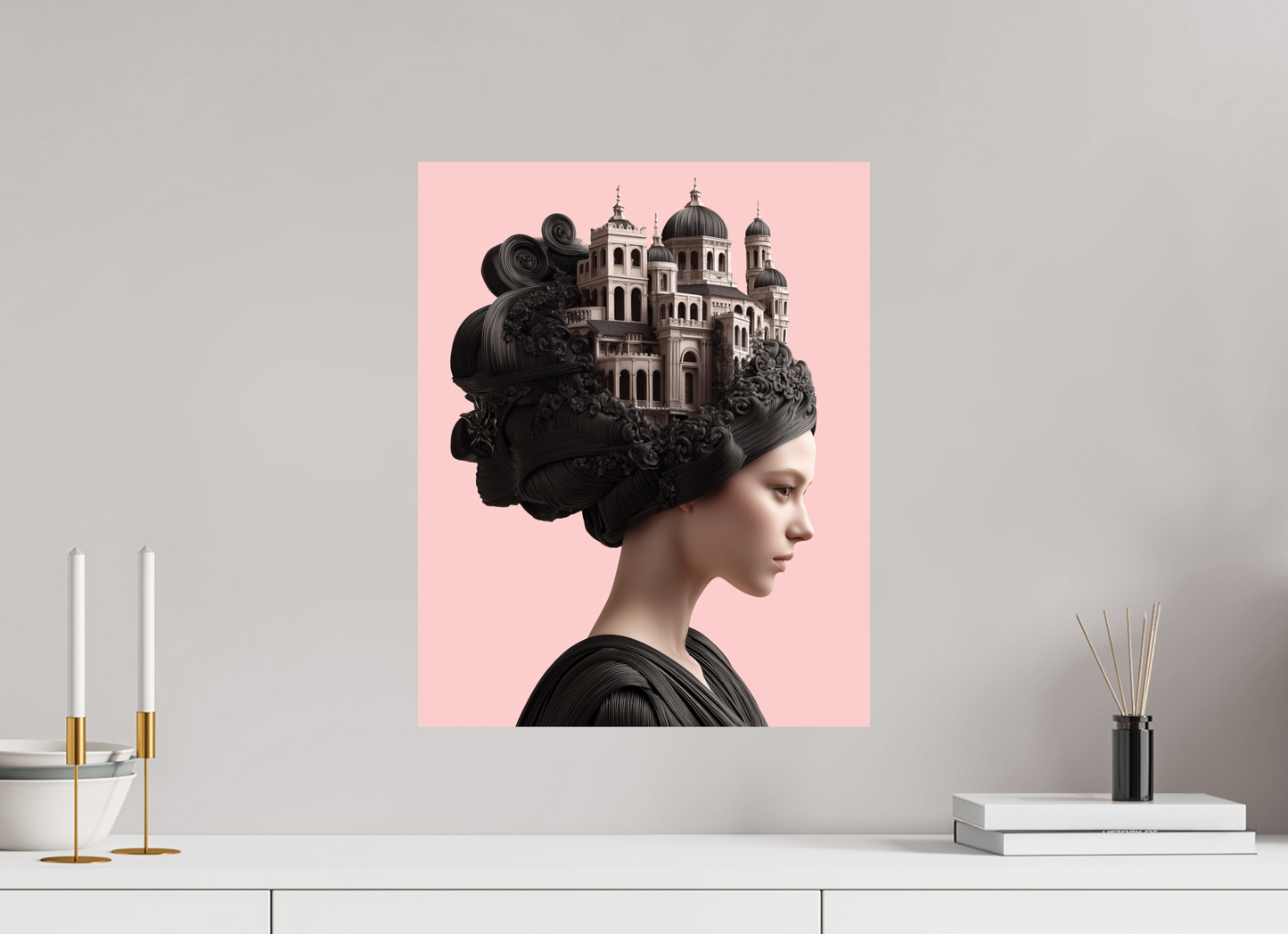 40 x 50 cm, Photo Print On Fuji Crystal DP II Hairdo XXIII