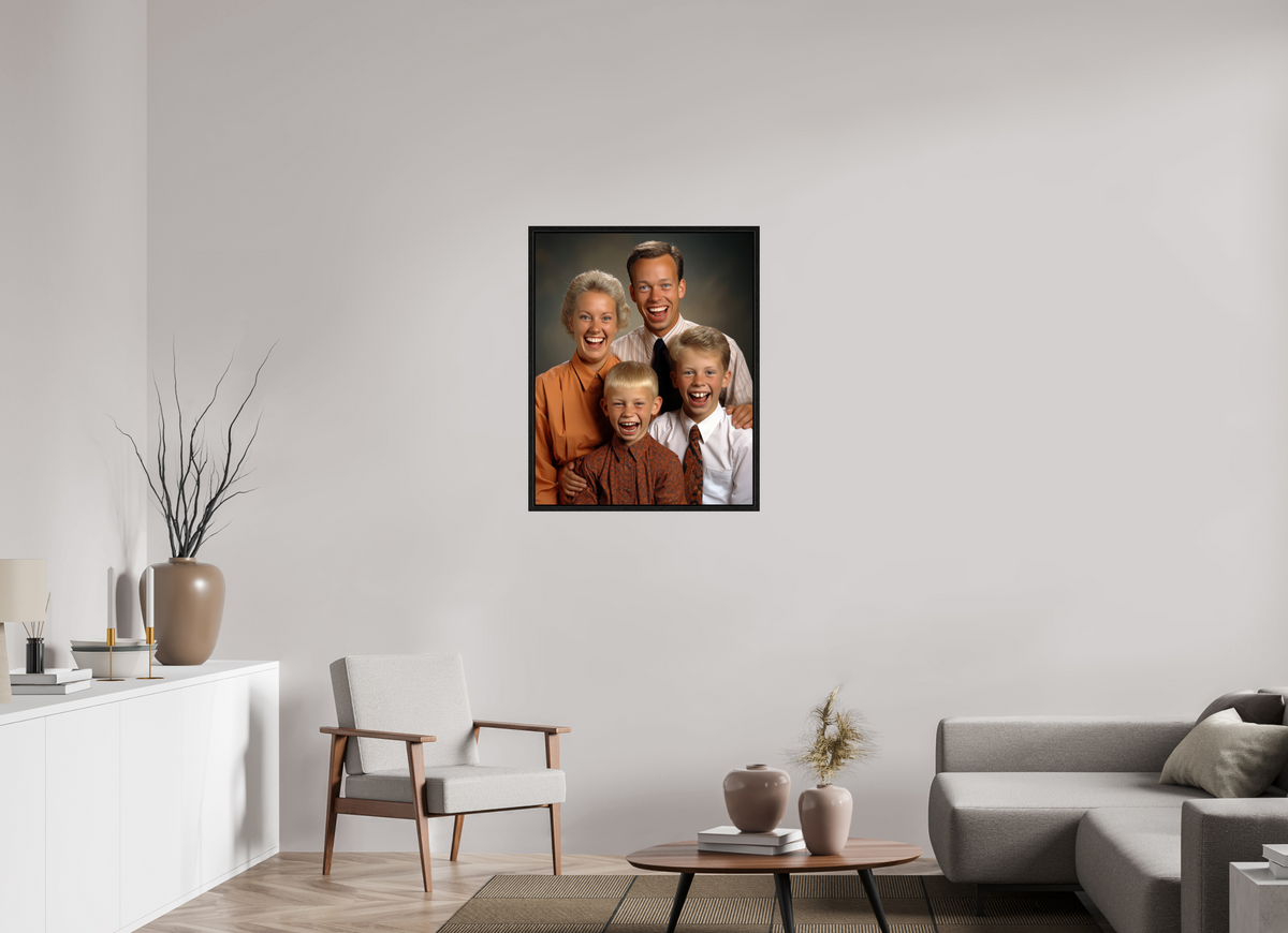 70 x 87,5 cm, Floater Frame We are family VI