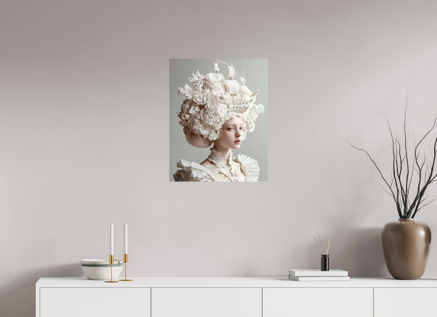 50 x 62,5 cm, Photo Print On Fuji Crystal DP II Hairdo XXIV