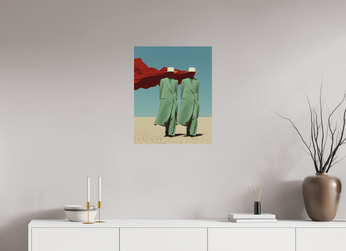 50 x 62,5 cm, Photo Print On Fuji Crystal DP II Red Horizon XIII