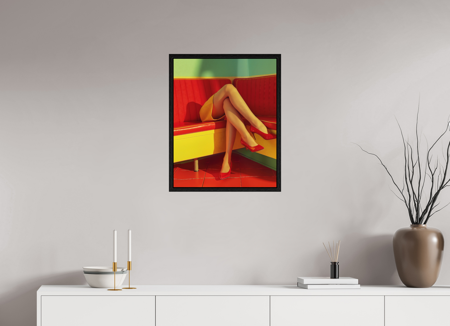 50 x 62,5 cm, Floater Frame Legs XVI