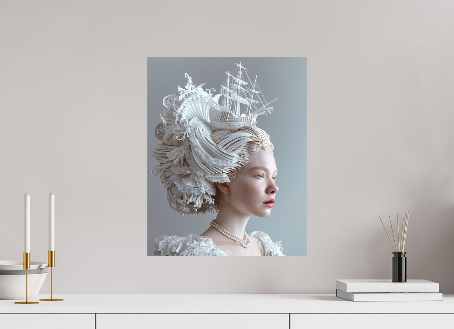 40 x 50 cm, Photo Print On Fuji Crystal DP II Hairdo XVIII