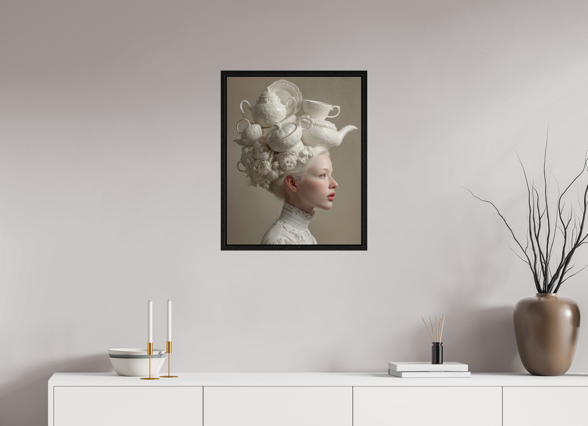 50 x 62,5 cm, Floater Frame Hairdo I