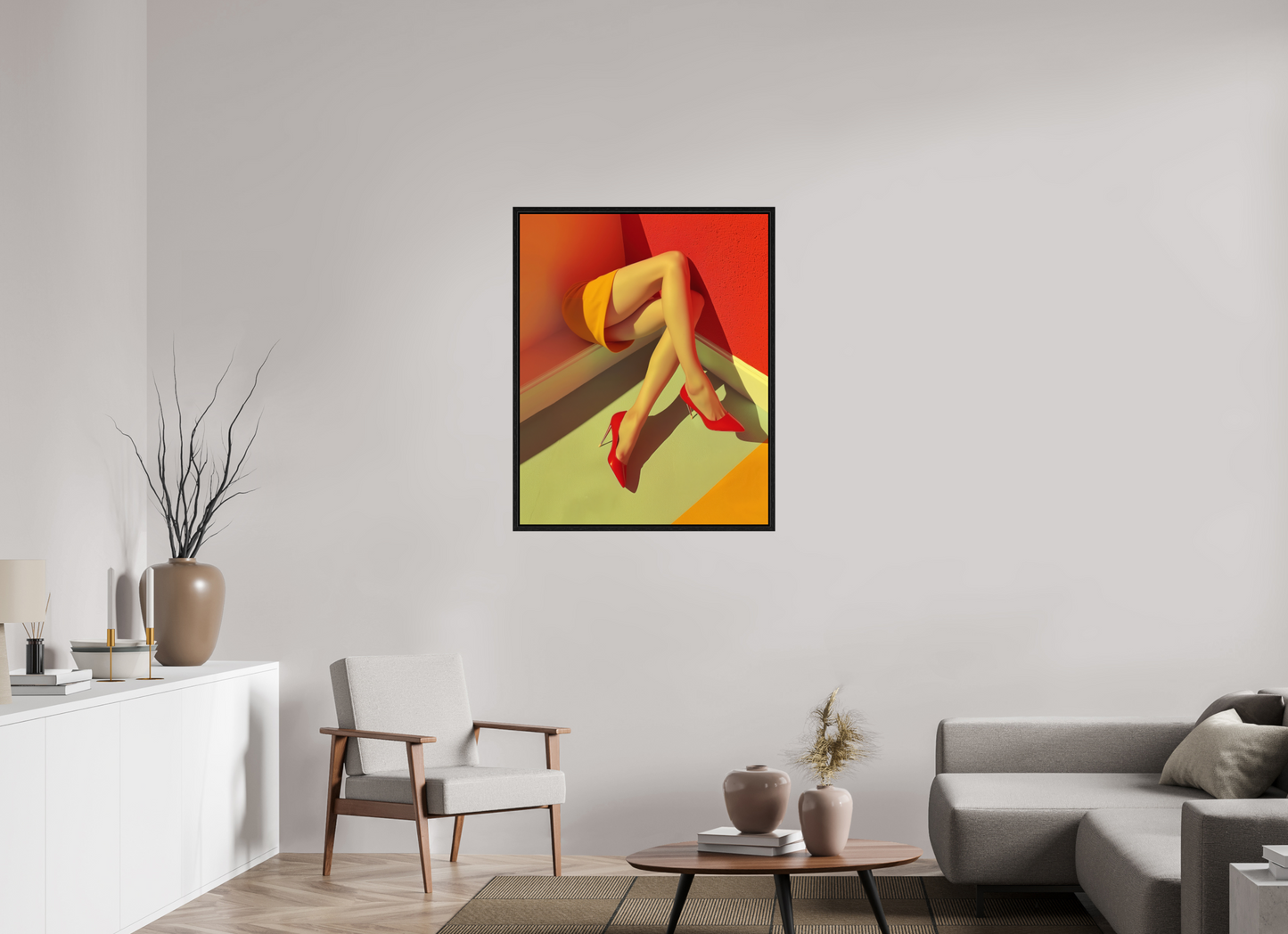 80 x 100 cm, Floater Frame Legs XV