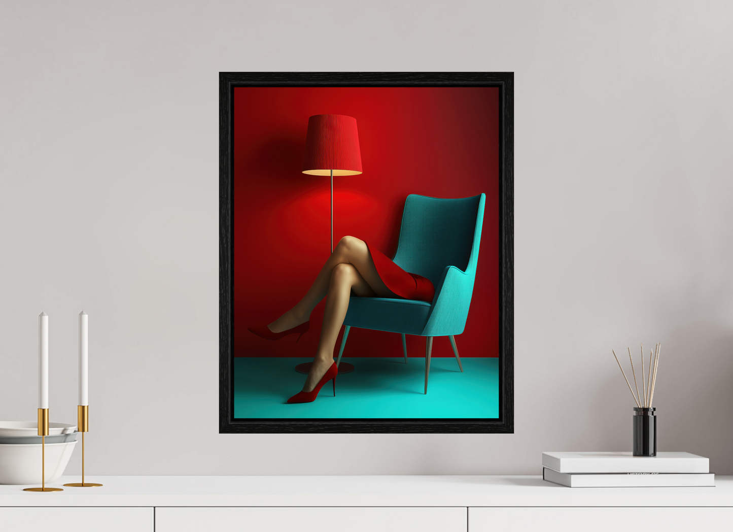 40 x 50 cm, Floater Frame Legs III