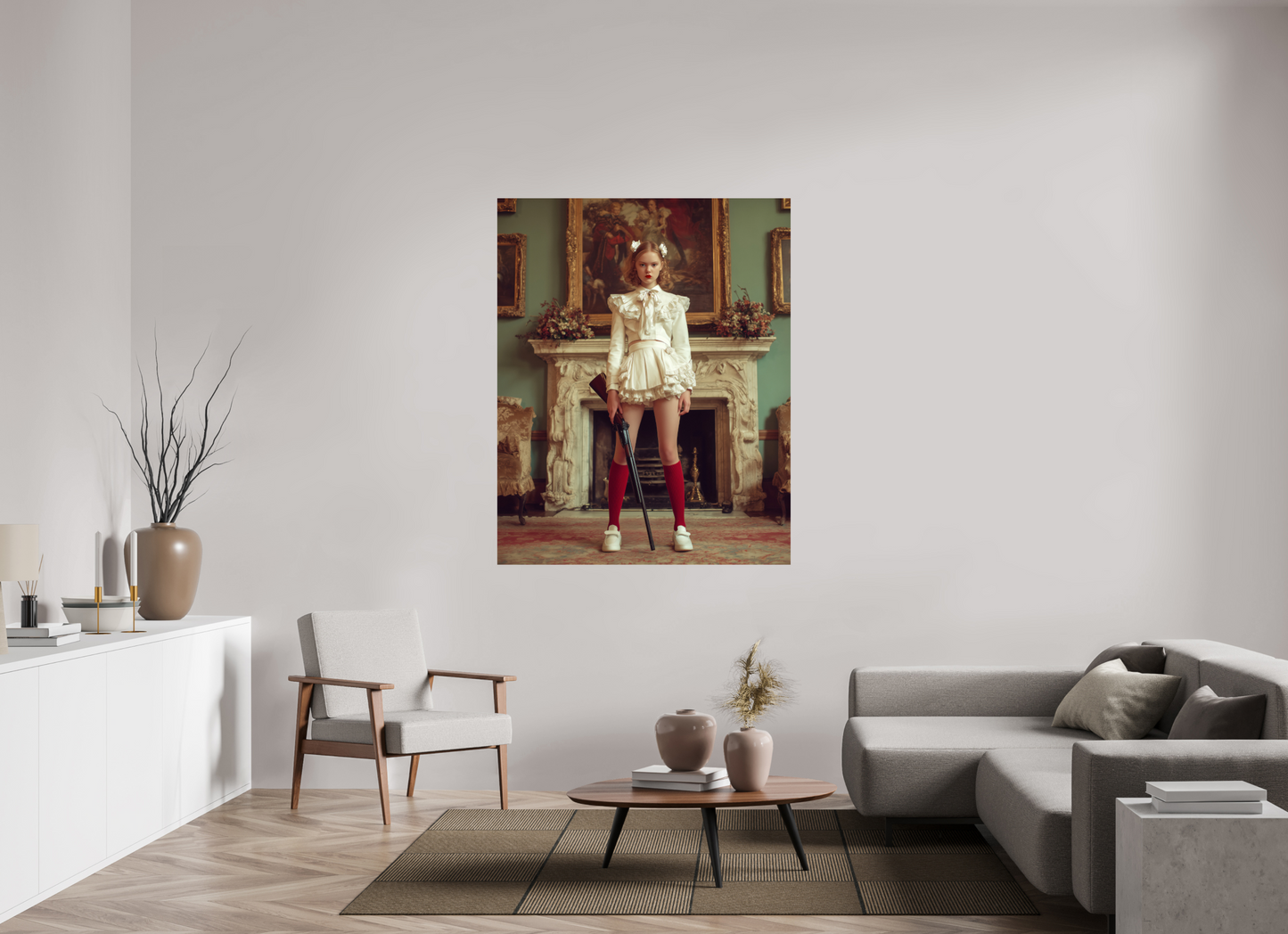 120 x 150 cm, Photo Print On Fuji Crystal DP II Hunting Season IV