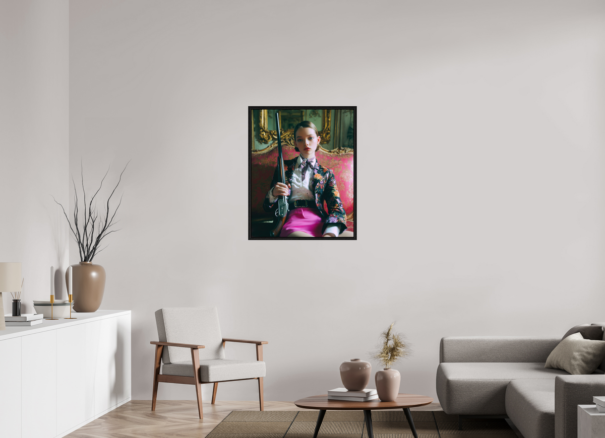 70 x 87,5 cm, Floater Frame Hunting Season I