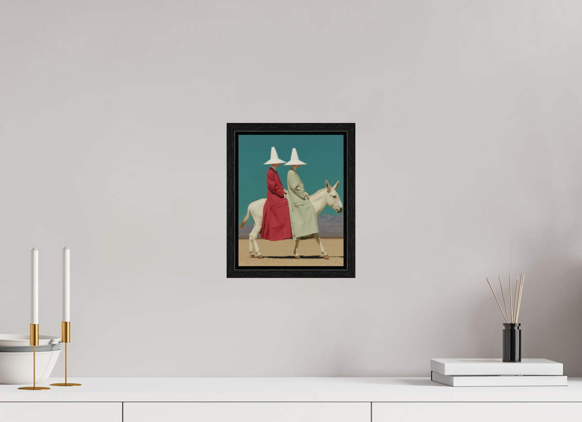 20 x 25 cm, Floater Frame Red Horizon IV