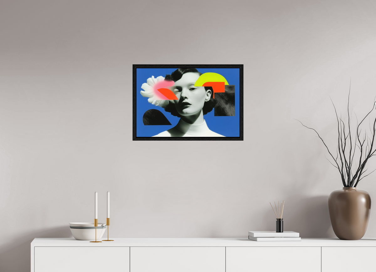 60 x 40 cm, Floater Frame Geometry of Memory VI