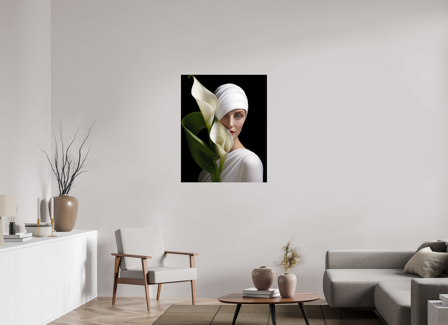 80 x 100 cm, Photo Print Under Acrylic Glass Calla III