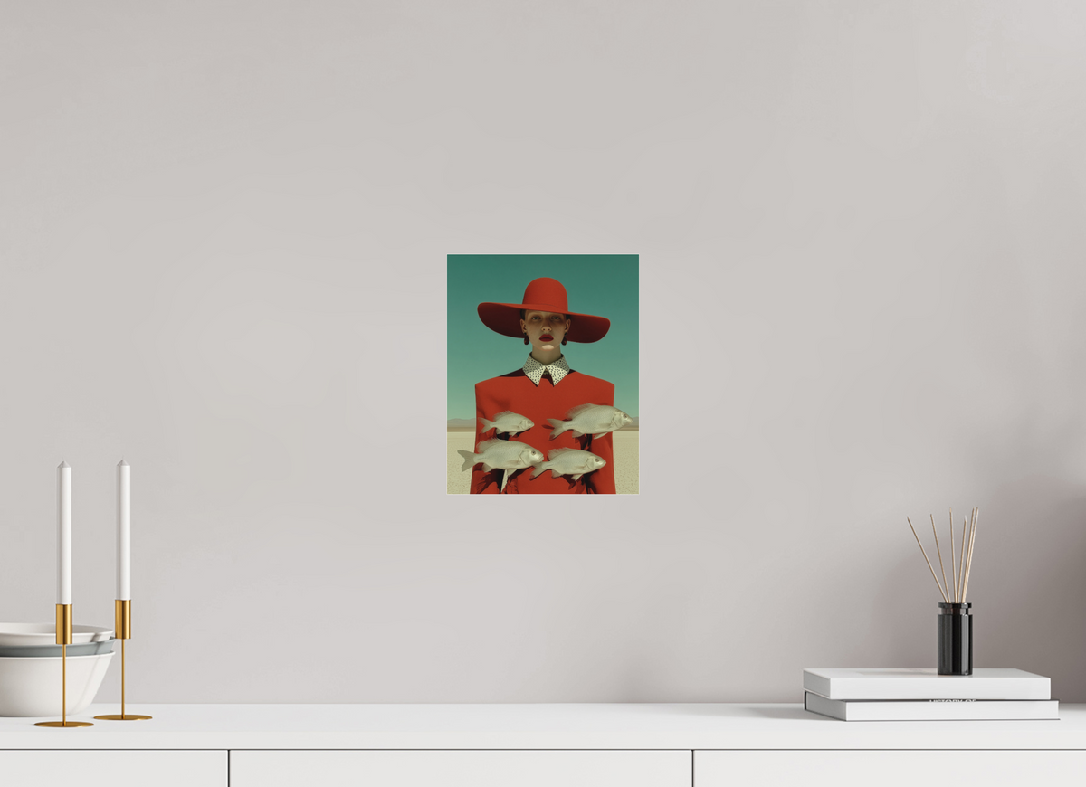 20 x 25 cm, Photo Print Under Acrylic Glass Red Horizon VI