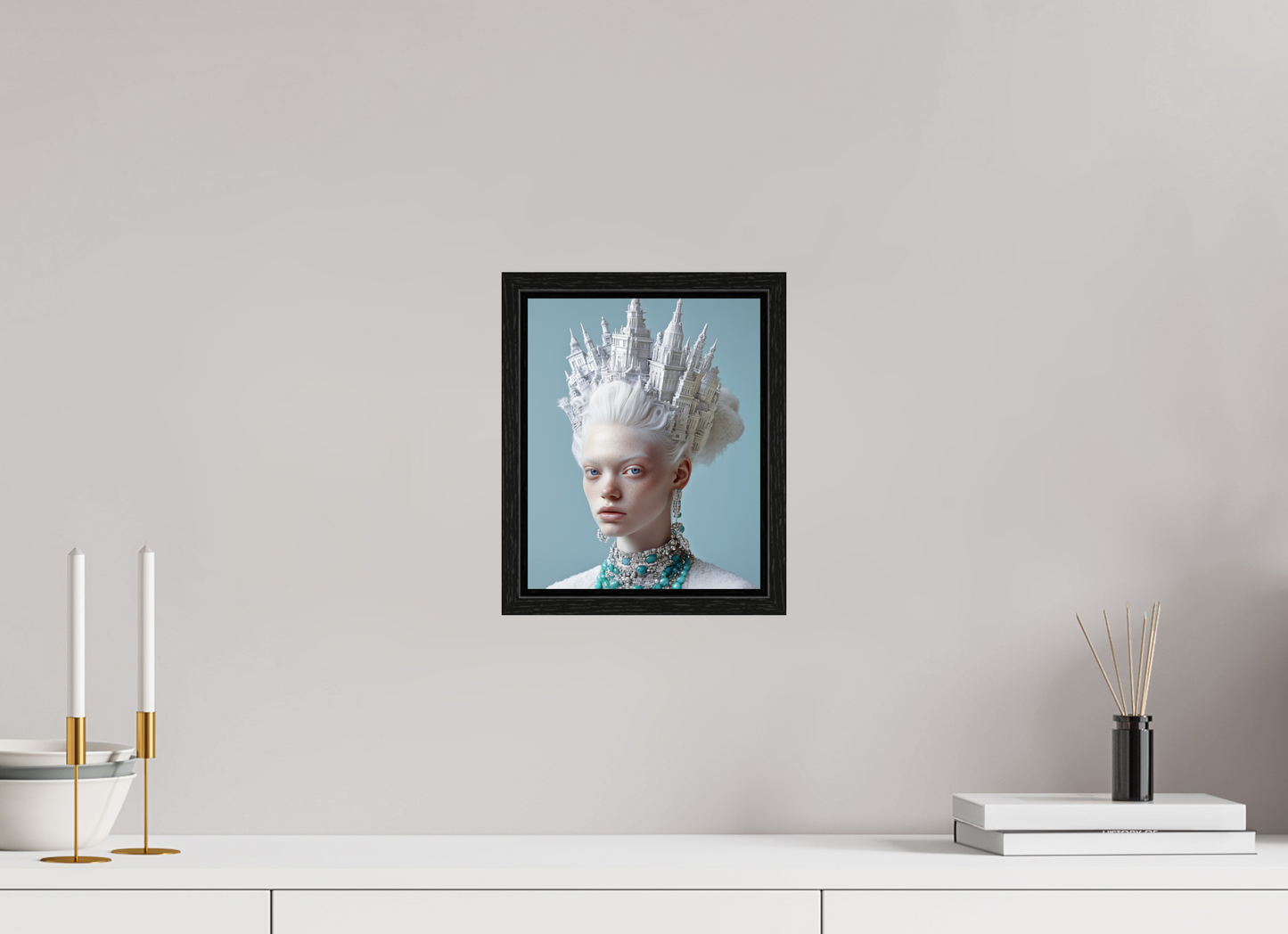 20 x 25 cm, Floater Frame Hairdo VI