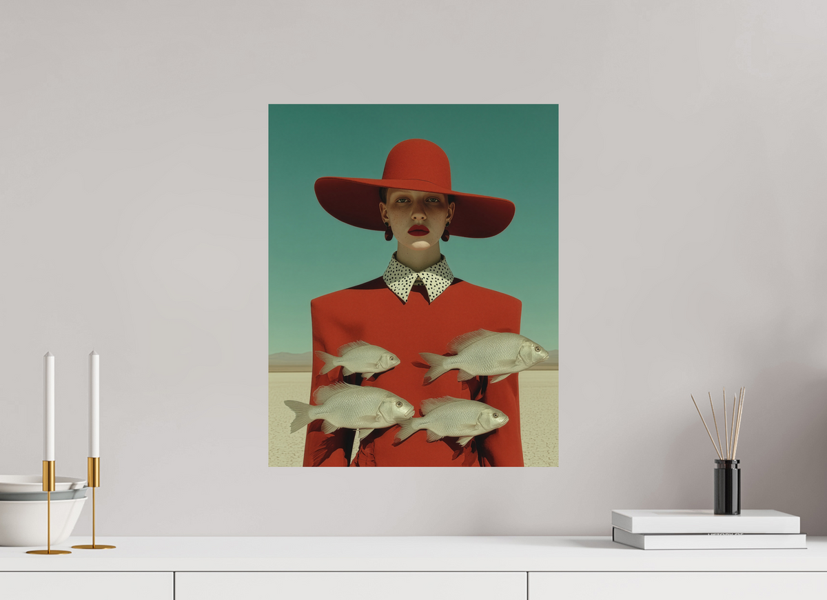 40 x 50 cm, Photo Print On Fuji Crystal DP II Red Horizon VI