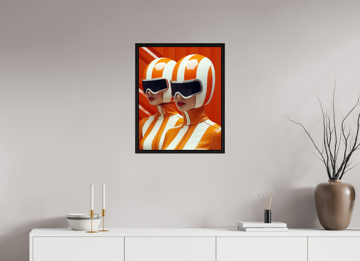 50 x 62,5 cm, Floater Frame Rollerball XI