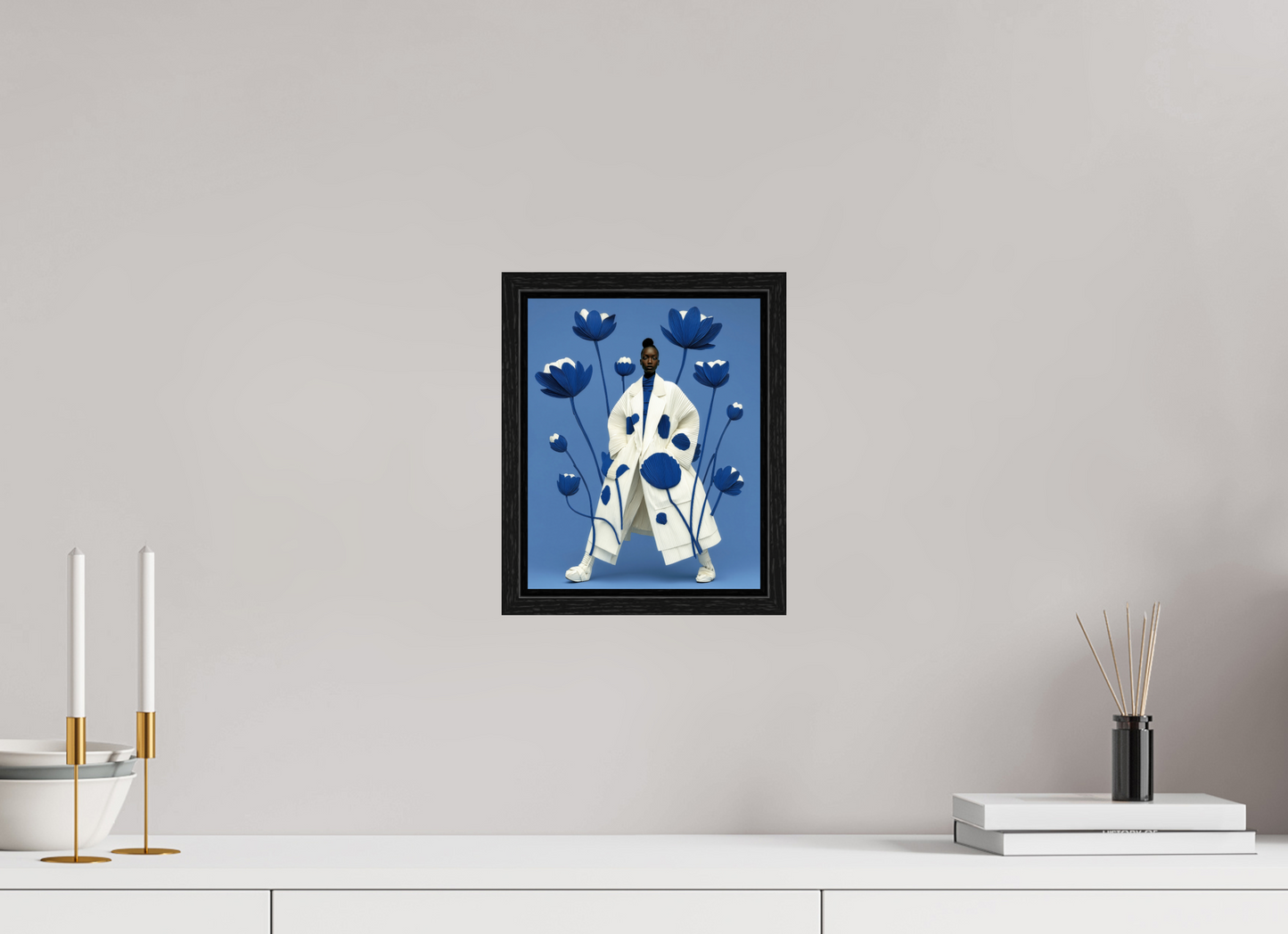 20 x 25 cm, Floater Frame Matisse Fashion IV