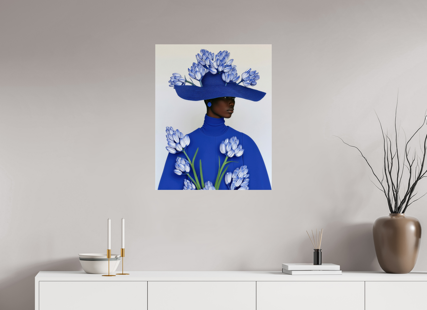 60 x 75 cm, Photo Print Under Acrylic Glass Matisse Fashion I