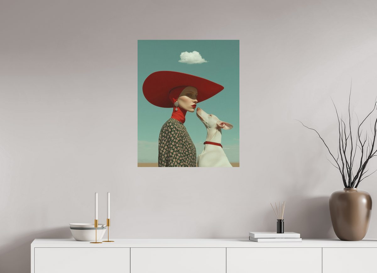 60 x 75 cm, Photo Print On Fuji Crystal DP II Red Horizon VII