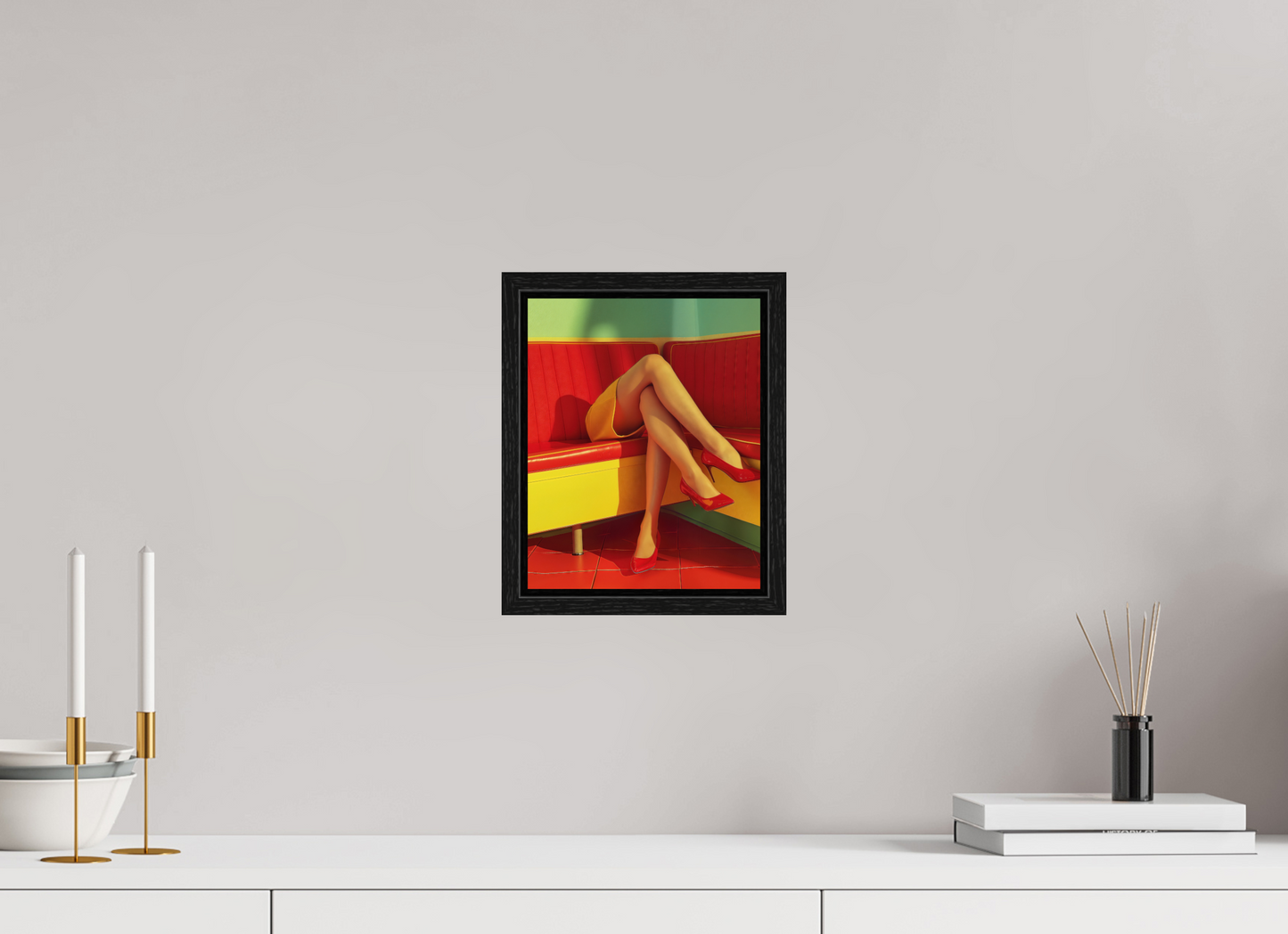 20 x 25 cm, Floater Frame Legs XVI