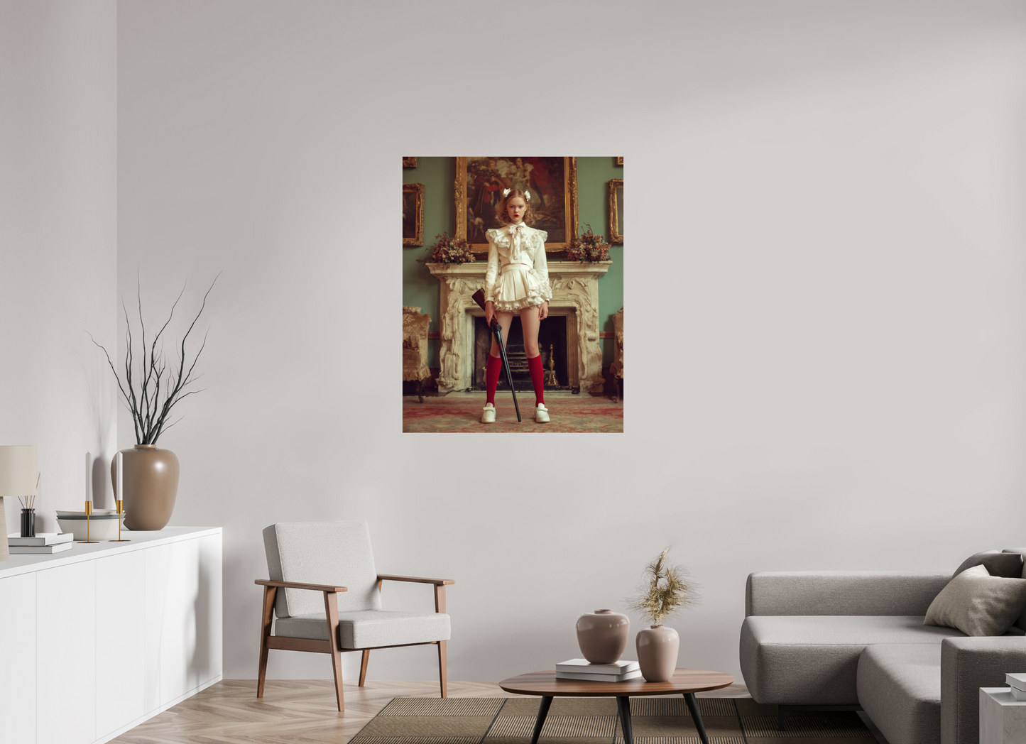 90 x 112,5 cm, Photo Print On Fuji Crystal DP II Hunting Season IV