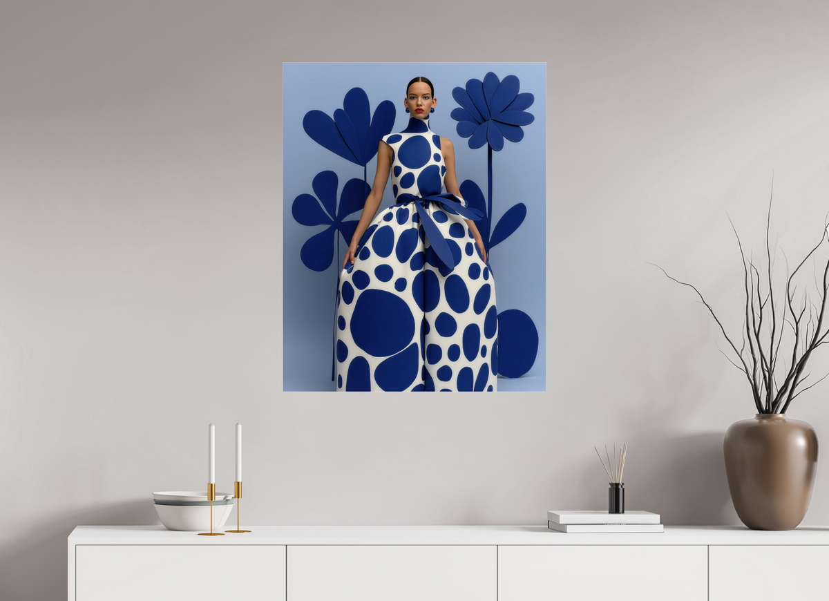 70 x 87,5 cm, Photo Print Under Acrylic Glass Matisse Fashion V