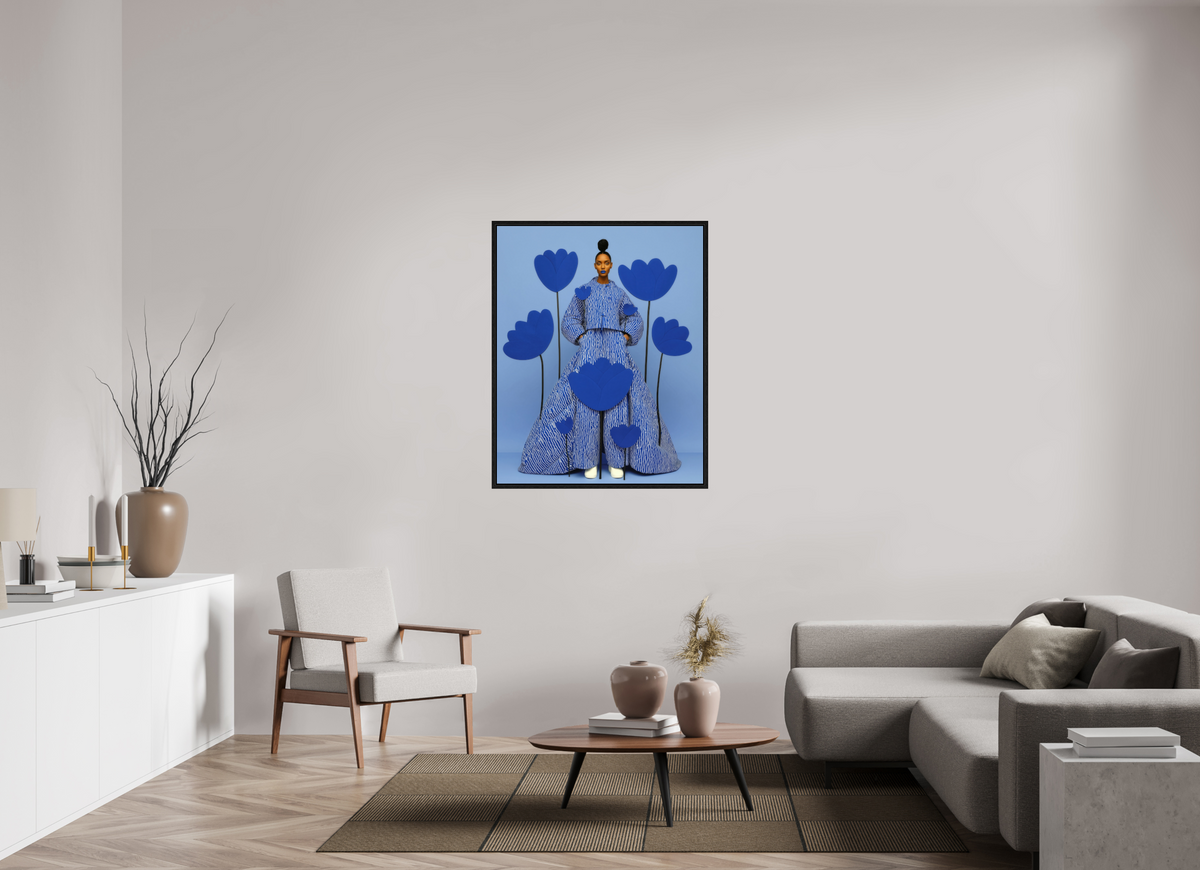 90 x 112,5 cm, Floater Frame Matisse Fashion XVIII