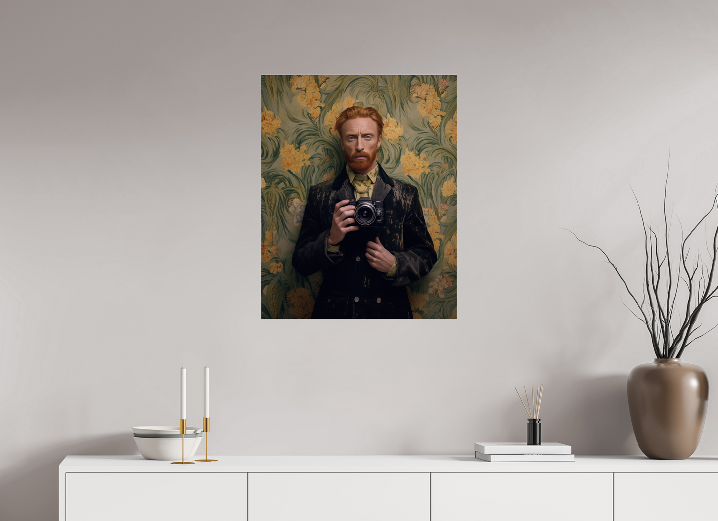 60 x 75 cm, Photo Print Under Acrylic Glass Vincent VI