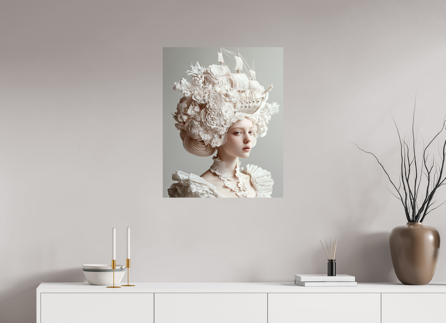 60 x 75 cm, Photo Print On Fuji Crystal DP II Hairdo XXIV
