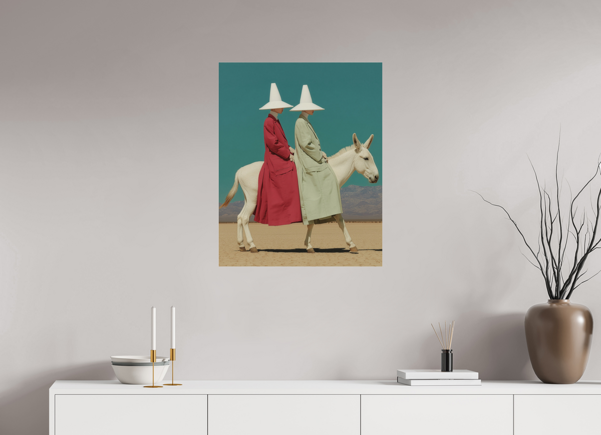 60 x 75 cm, Photo Print Under Acrylic Glass Red Horizon IV