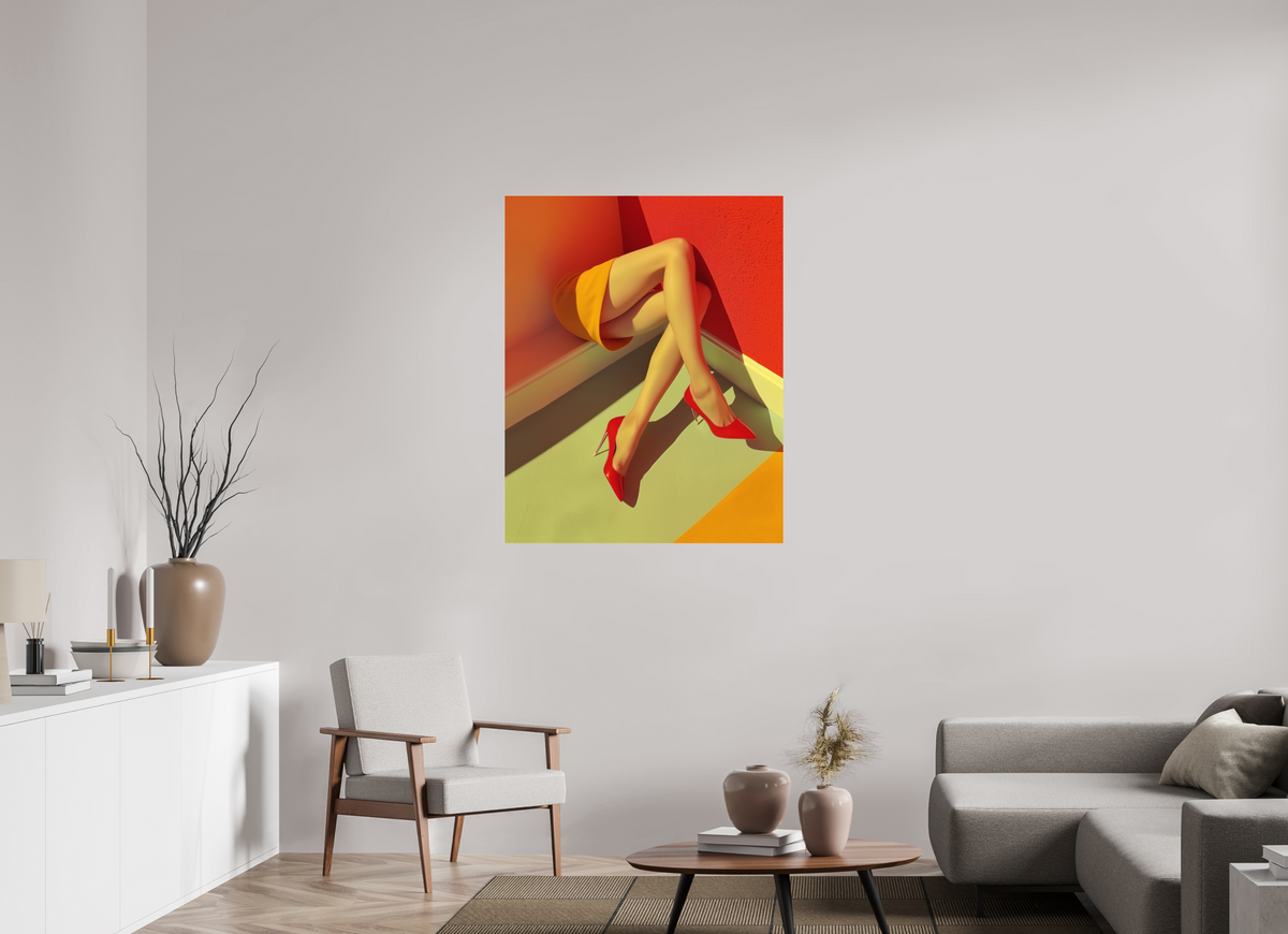 90 x 112,5 cm, Photo Print Under Acrylic Glass Legs XV