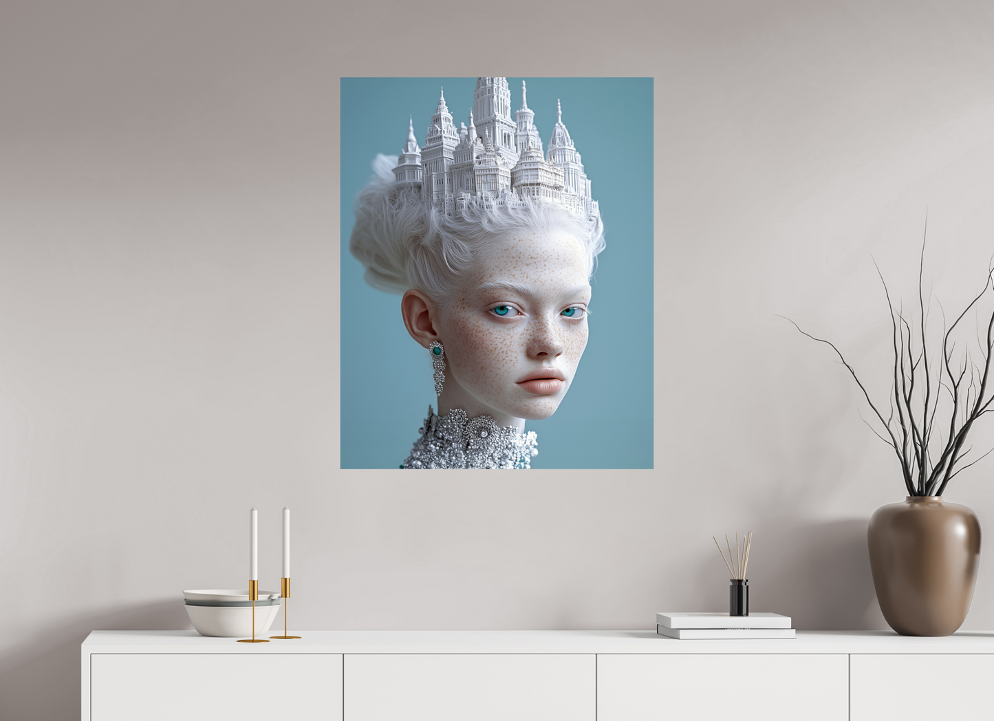 70 x 87,5 cm, Photo Print On Fuji Crystal DP II Hairdo IX