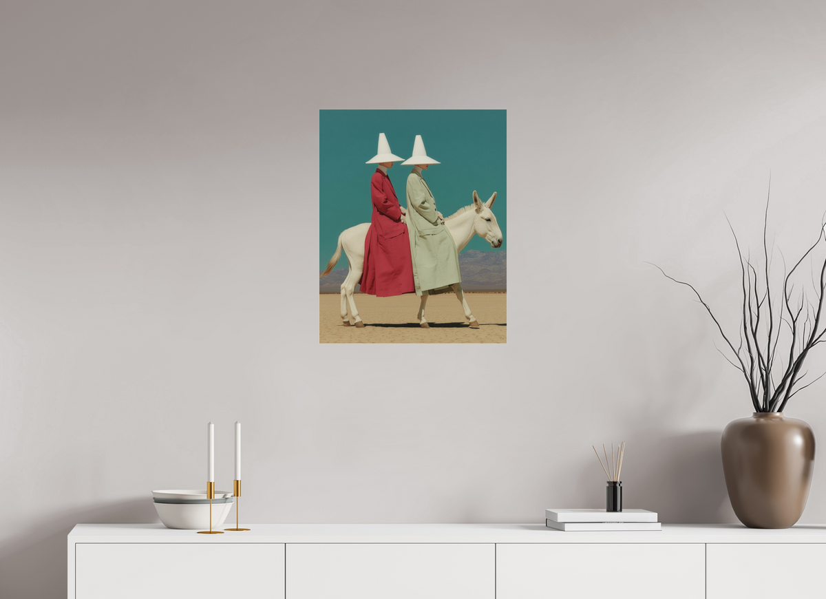 50 x 62,5 cm, Photo Print Under Acrylic Glass Red Horizon IV