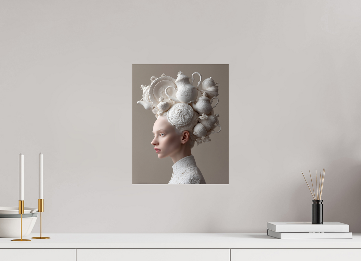 30 x 37,5 cm, Photo Print Under Acrylic Glass Hairdo VII